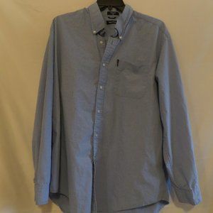 Nautica Men’s Blue/White Button Down Long Sleeve Shirt – Size 2X